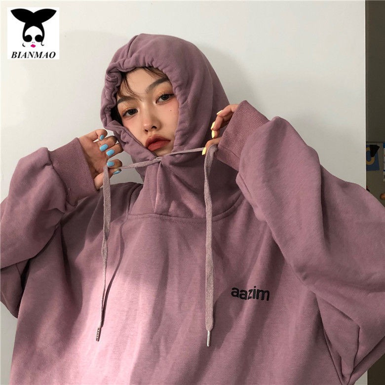 LILYBEE_ ÁO HOODIE NỮ WAITMORE FORM RỘNG DÀY DẶN HÀN QUỐC_ KÈM ẢNH THẬT