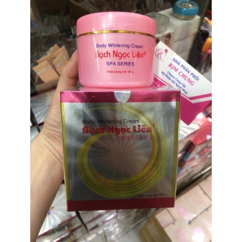 Combo kem Bạch Ngọc Liên hồng + Set tắm trang thái