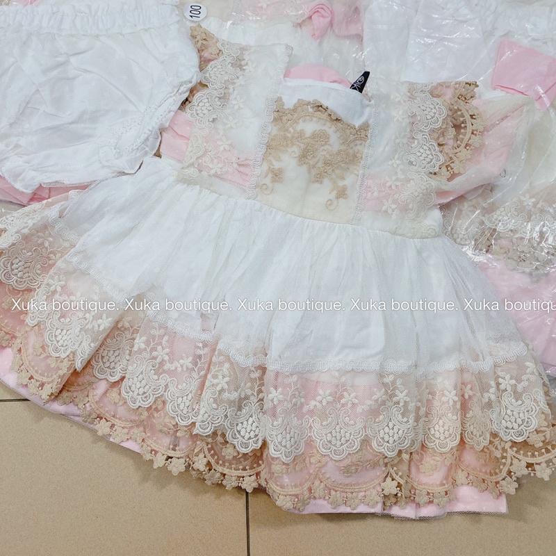 Váy Công Chúa Mùa Hè Cao Cấp Bé Gái - Váy Lolita Mẫu Mới 2022