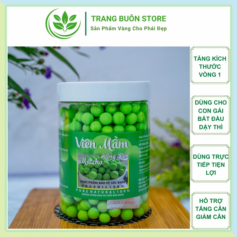 Viên Mầm Đậu Nành Tăng Vòng 1 Kẹo Mầm Giảm Cân Mix Vị Matcha Cân Bằng Nội Tiết Tố Giảm Vòng 2 Micalate Vmc
