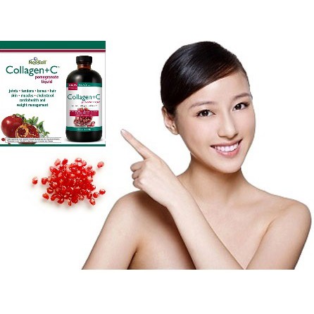 Nước uống NEOCELL COLLAGEN LỰU Super Collagen +C Liquid Pomegranate 473ml