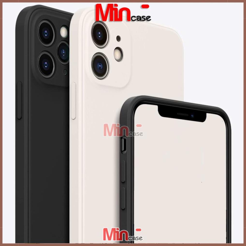 Ốp lưng iPhone Phi hành gia Cute cạnh viền vuông silicon mềm dẻo cho iphone 6/6s/7/8/X/XS/11/12/13 Pro Plus Max