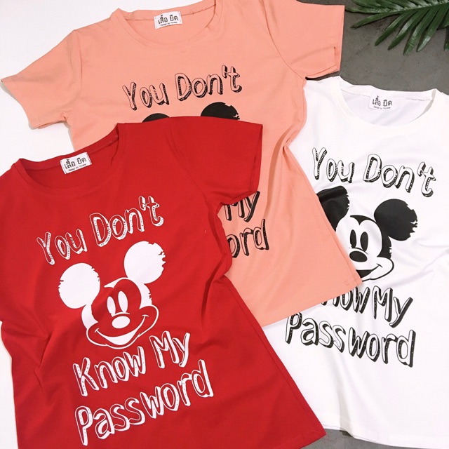 Áo thun thái i hình so cute chụp thật hàng shop