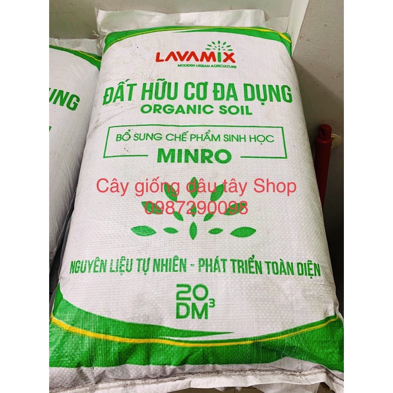 Đất sạch hữu cơ đa dụng Organic Soil Lavamix 20dm3-giao nhanh 2h