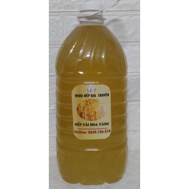 R.ươu nếp cái hoa vàng 5l.Tặng thêm 2 chai 100ml bất kỳ.