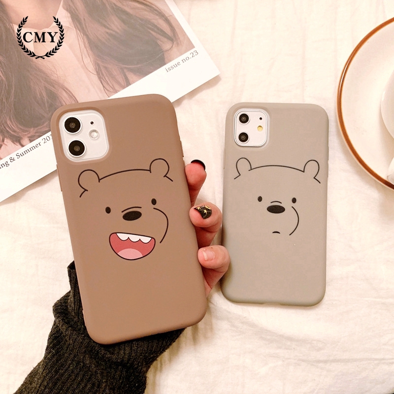 Ốp điện thoại họa tiết gấu hoạt hình cho iPhone11/11Pro 11Pro Max X XR XS XS MAX 7 8 Plus SE | BigBuy360 - bigbuy360.vn