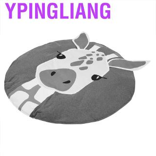 Ypingliang Giraffe Pattern Cotton Baby Toddler Play Mat Cushion Crawling Blanket Room Decor
