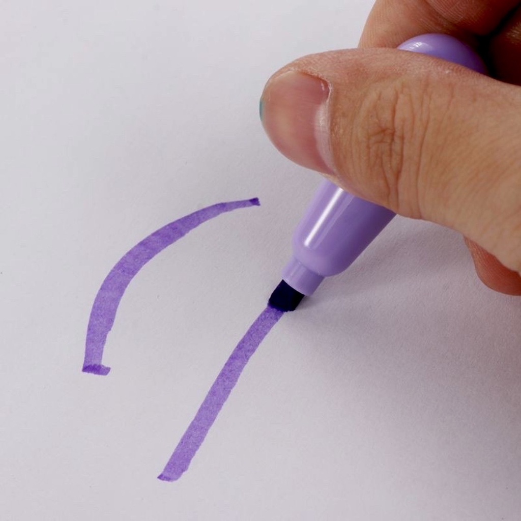 Bộ 6 Bút nhớ, Bút dạ quang Dòng Highlight Hình Nấm