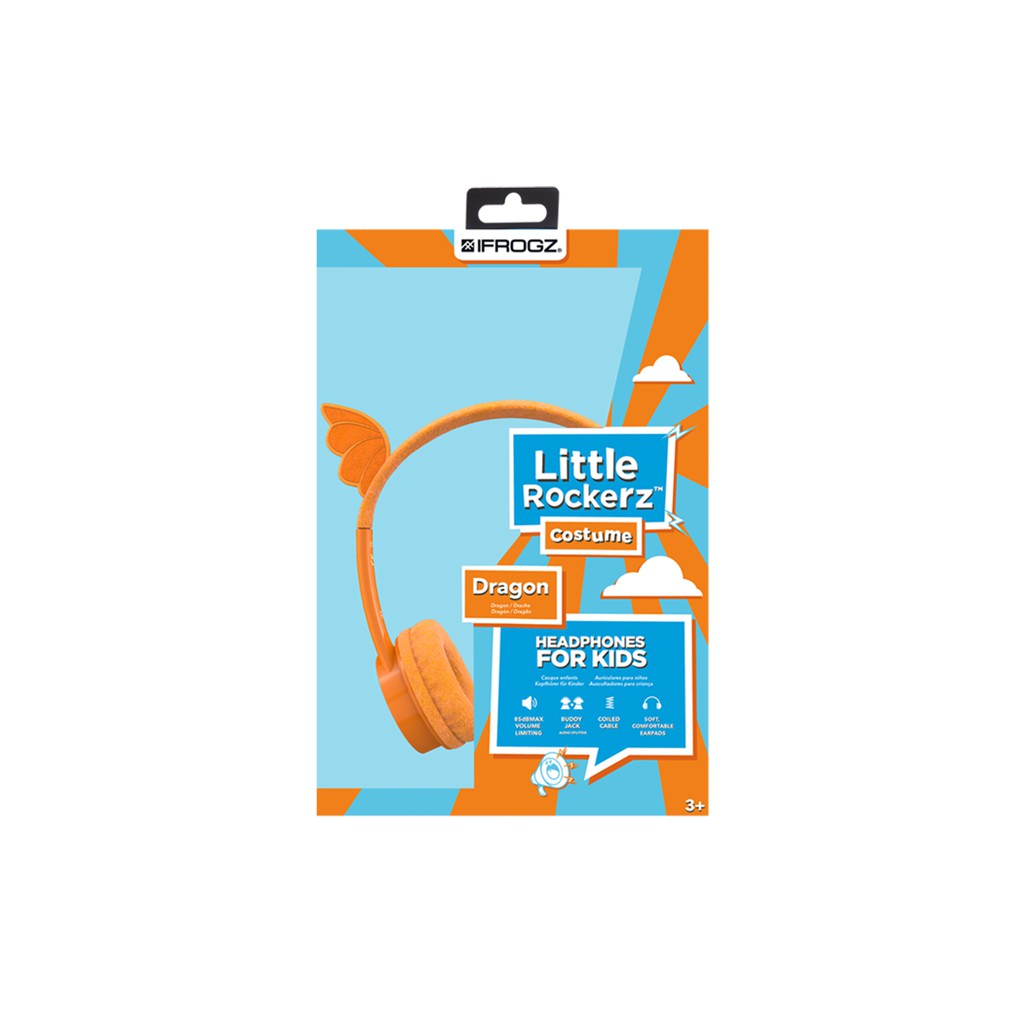 Tai nghe iFrogz Headphone-Little Rockerz Costume có dây dành cho trẻ em - hàng chính hãng