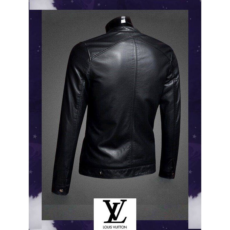 Áo Da Nam Thời Trang Cao Cấp Không Bong Tróc Nổ áo da nam thật hà nội