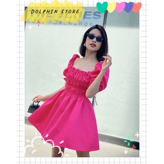 BIGSIZE Đầm babydoll nơ lưng bigsize