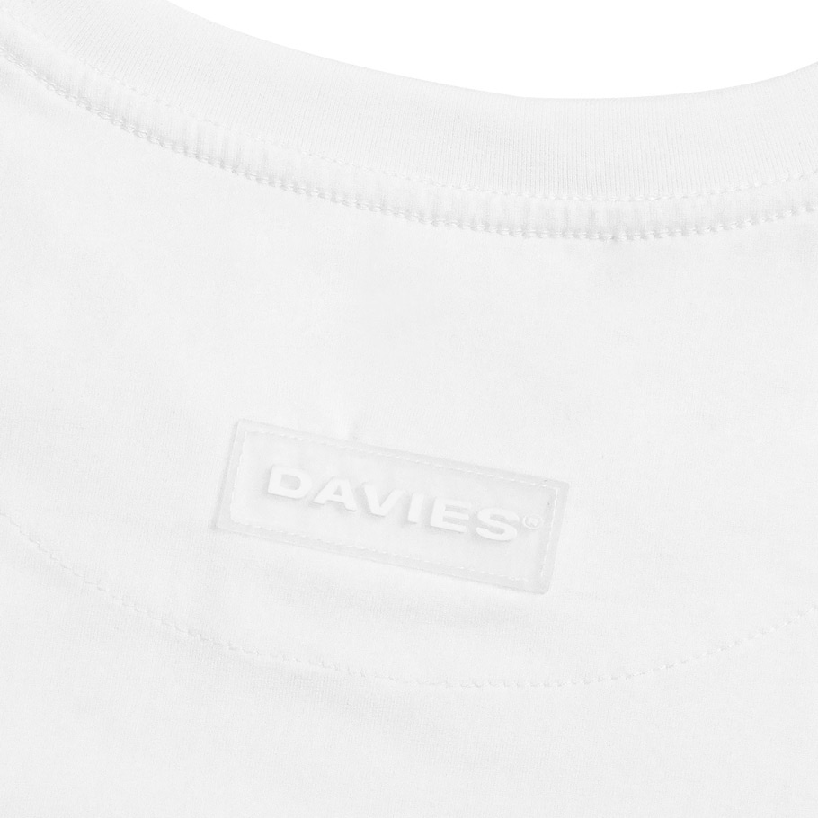 Áo thun nữ form rộng tay lỡ màu trắng đẹp dệt bông Daisy - Tee local brand Davies