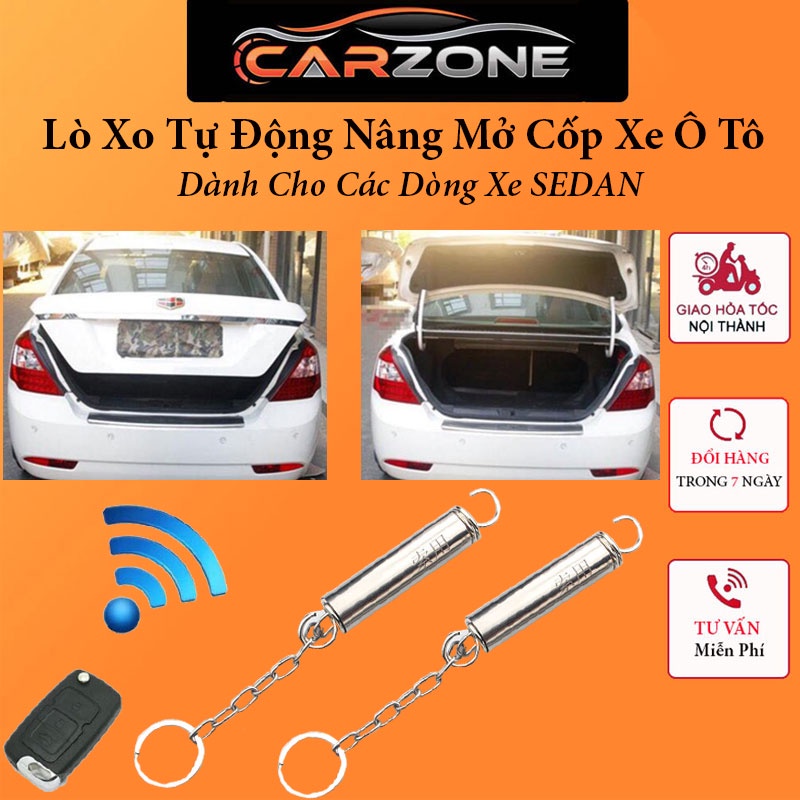 Lò Xo Tự Động Nâng Mở Cốp Xe Ô Tô Thông Minh  - Dành Cho Các Dòng Xe Sedan Tiện Lợi, 1 CHIẾC CARZONE.TOP