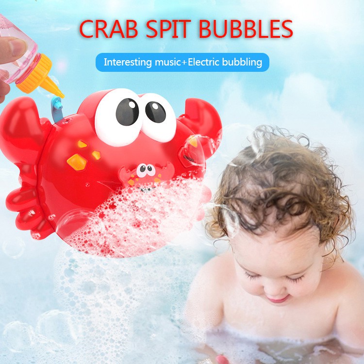 Đồ chơi thổi bong bóng hình con cua xinh xắn dành cho trẻ