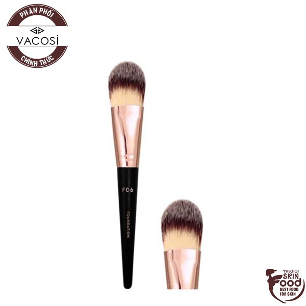 Cọ Tán Nền Đầu Dẹp Bản Nhỏ Vacosi Foundation Brush F06