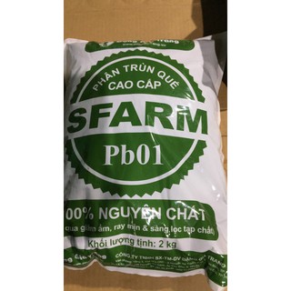 PHÂN TRÙN QUẾ SFARM túi 2KG