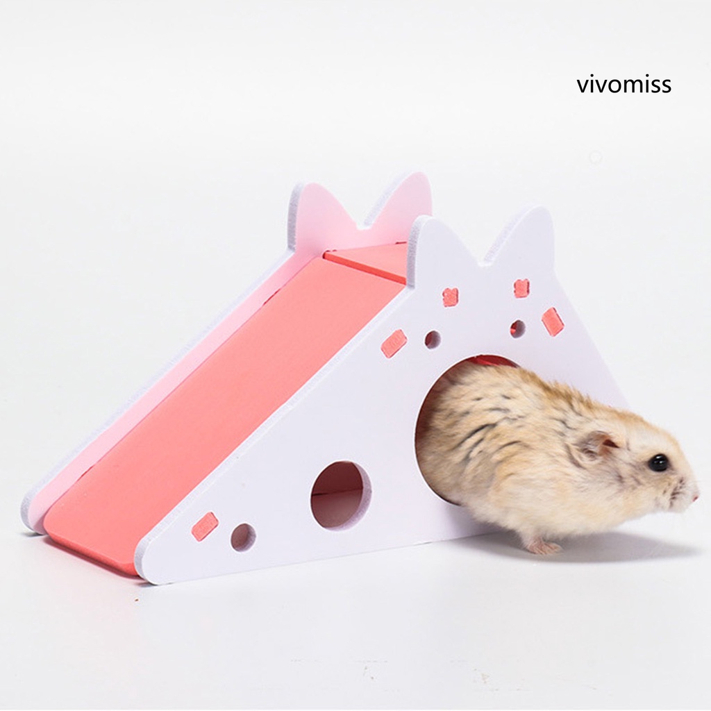 Nhà đồ chơi bằng gỗ cho chuột Hamster