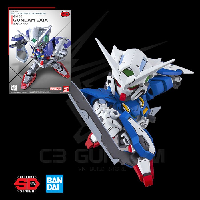 MÔ HÌNH LẮP RÁP SD EX-STANDARD 003 EXIA BANDAI GUNDAM 00 SDEX