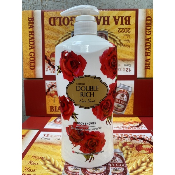 Sữa tắm Double Rich hương hoa giúp tăng cường độ ẩm cho da 800g