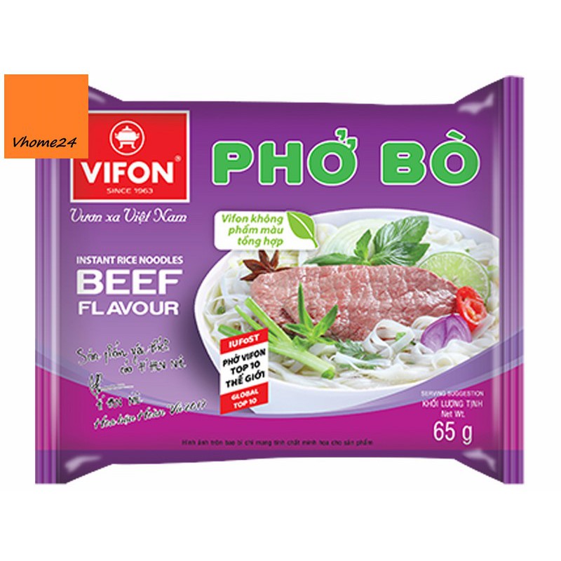 Phở bò ăn liền Vifon gói 65g