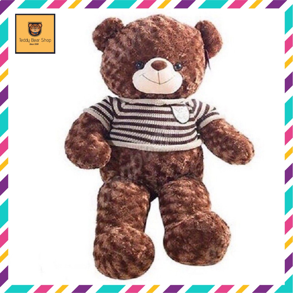 [Sale] Gấu Bông Teddy 0,95m-1m1-1m3 Gấu Bông To, Gối Ôm Hình Thú Teddy Nâu Bự Khổng Lồ Siêu Đáng Yêu