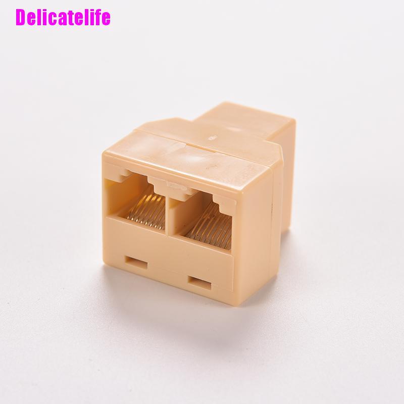 Bộ 2 Thiết Bị Kết Nối Mạng Lan Dz517 Rj45 6 Ethernet 1 Sang 2