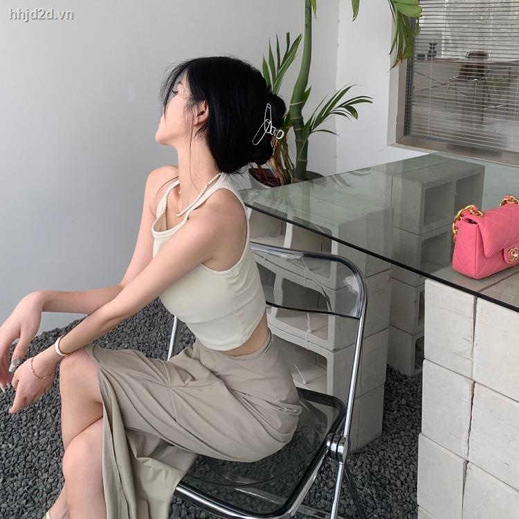 Chân Váy Xẻ Tà In Họa Tiết Dâu Tây Màu Đen Thời Trang Mùa Hè Xinh Xắn Cho Nữ