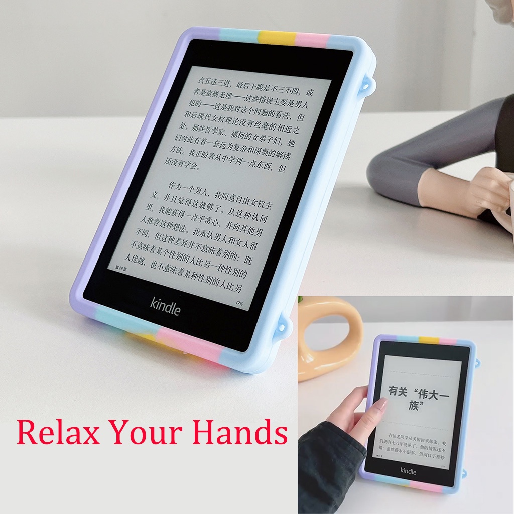 Ốp Điện Thoại Silicon Mềm Có Giá Đỡ Cho Kindle Paperwhite EY21 DP75SDI 10th PQ94WIF