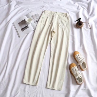 [CÓ SẴN] QUẦN BAGGY TRẮNG SỮA