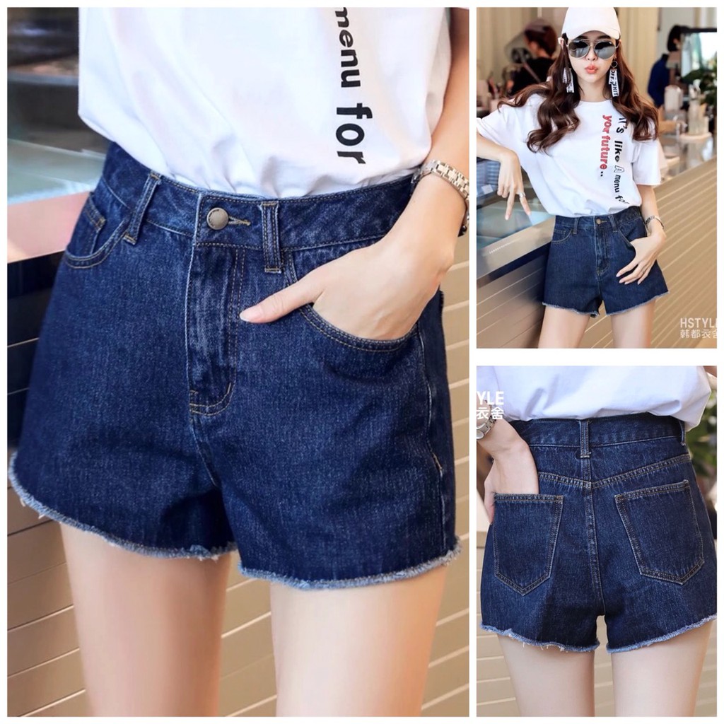 Quần short jean nữ Quần đùi nữ co giãn