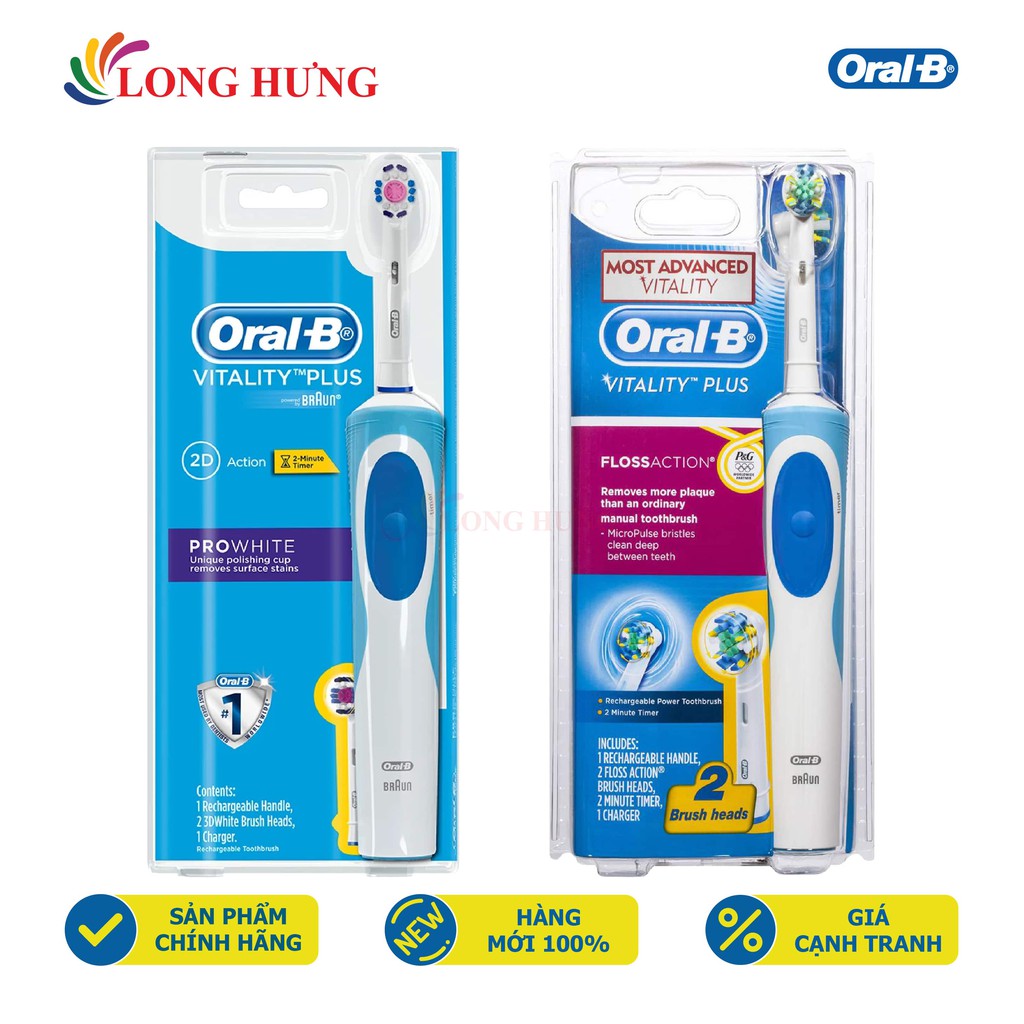 Bàn chải điện Oral-B Vitality Plus - Hàng nhập khẩu