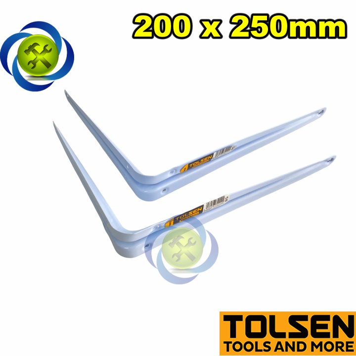 Giá đỡ kệ chữ L Tolsen 51015 kích thước 200mm x 250mm (2 cái)