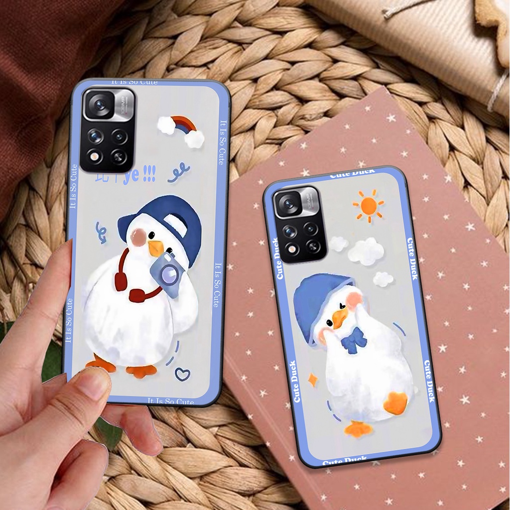 Ốp Xiaomi Redmi Note 11 pro 5g bản CHINA / Redmi Note 11 pro plus bộ hình cute dễ thương gấu thỏ xinh xắn vẽ tay lạ mắt