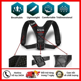 Đai chống gù lưng Nam Nữ POSTURE CORRECTOR cao cấp giúp thẳng lưng ngồi đúng tư thế chống gù lưng