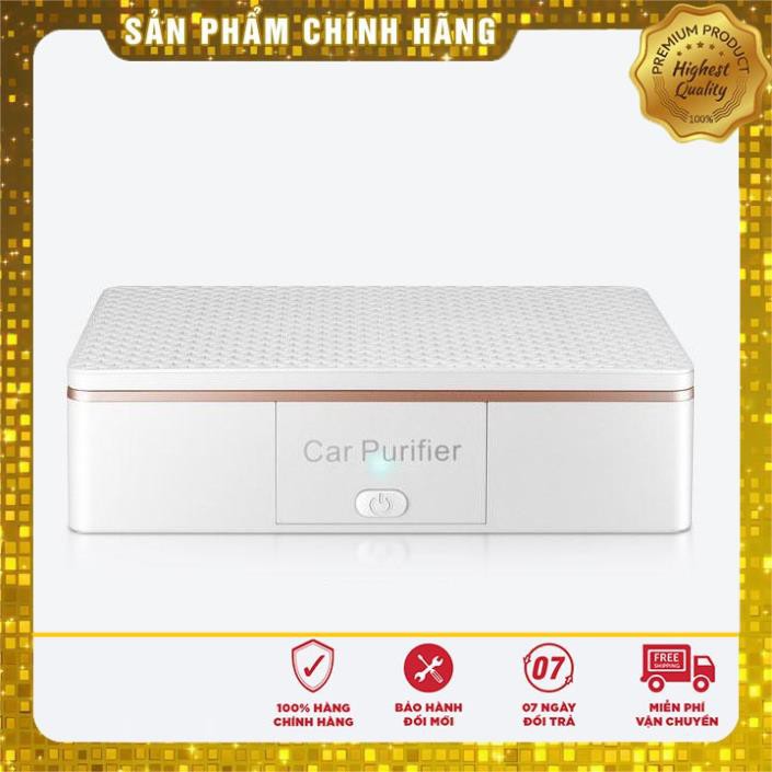 ⚡️GIÁ GỐC⚡️ Máy Lọc Không Khí_Lọc Bụi Mịn PM2.5 Smart Car Air Purifier Cho Xe Ôtô_Phòng Ngủ_Phòng Làm Việc (Màu Trắng)