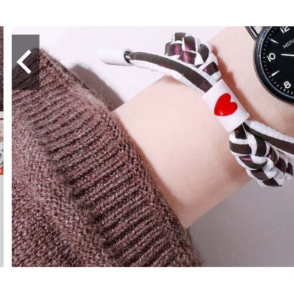 Sun Vòng Đeo Tay Dệt Kim Siêu Tím Hai Hoặc Ba Vòng Tay jp5 Cho Học Sinh Nữ Sinh