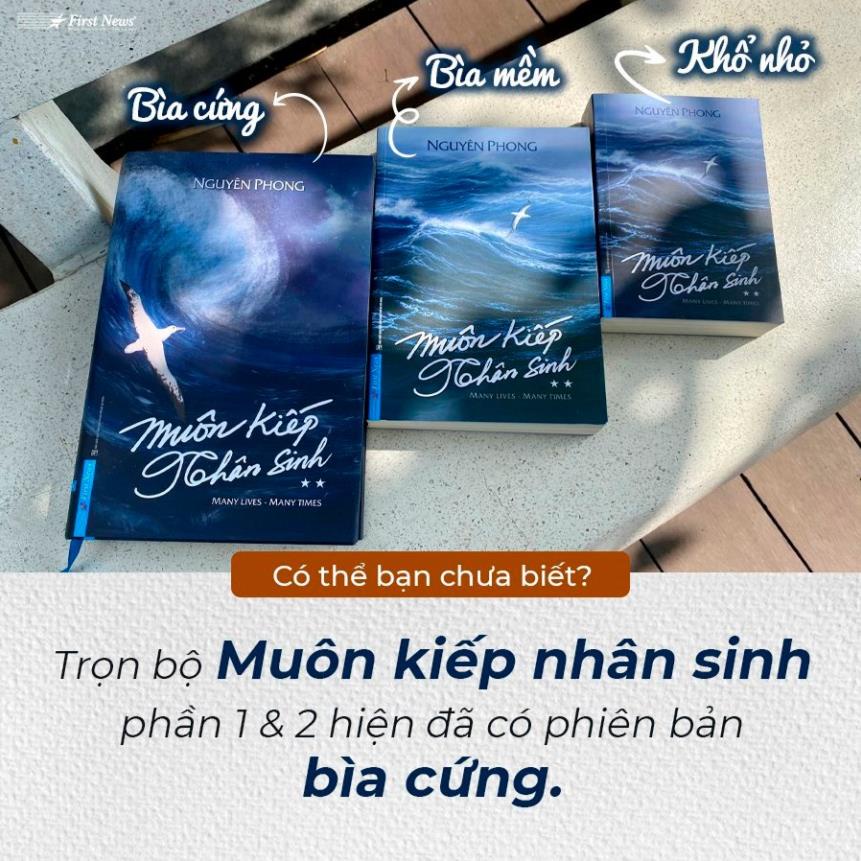 Sách - Combo Muôn Kiếp Nhân Sinh Tập 1 + 2 - Bìa Mềm - Nguyên Phong - First News (Tái bản mới nhất)