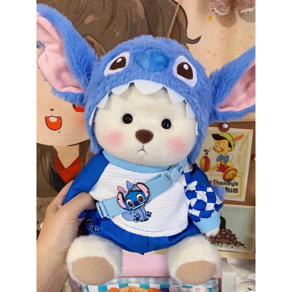 TeddyTales100%30cm Gấu Bông Lena Dễ Thương Xinh Xắn Cao Cấp--100% ủy quyền chính hãng, Gấu Bông Teddy Head Tales Mini Nhồi Gòn Cao Cấp