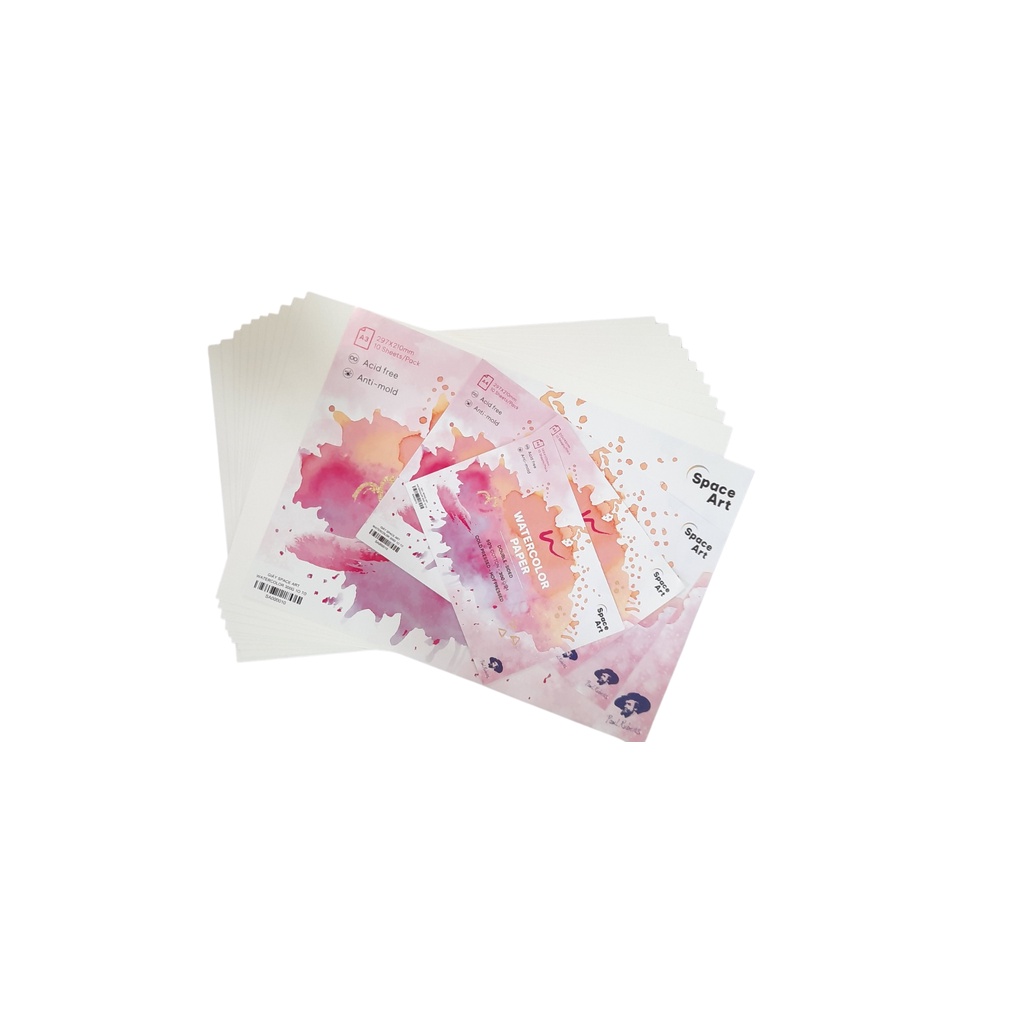 Giấy Vẽ Màu Nước Paul Rubens 300gsm 50% Cotton Bìa Hồng