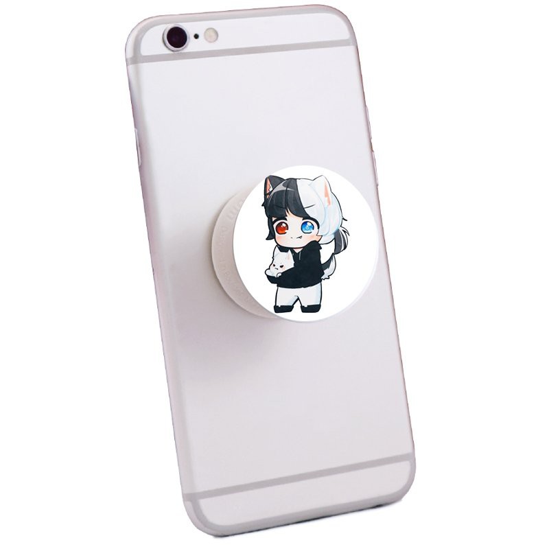 Giá đỡ điện thoại in hình HERO TEAM Mr Vịt Mèo Simmy Phong Cận Siro Kairon Timmy Kamui Sammy Đào