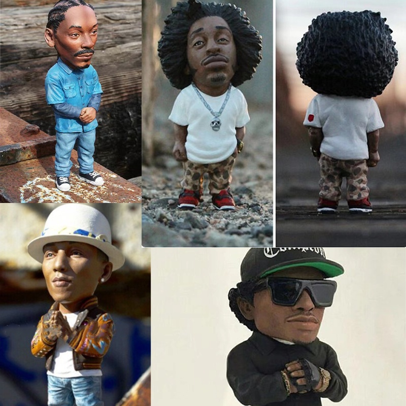 Set 2 Mô Hình Đồ Chơi Nhân Vật Trong Rapper Bro Shakur Mô Hình Ngôi Sao Băng Đạn Dùng Trang Trí