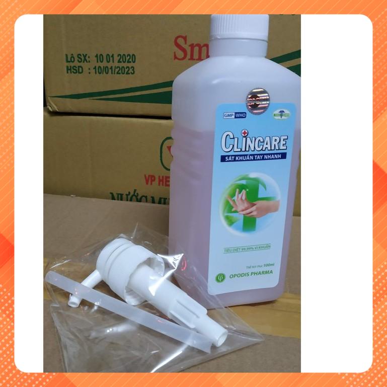 RỬA TAY KHÔ CLINCARE 500ML (OPODIS PHARMA)