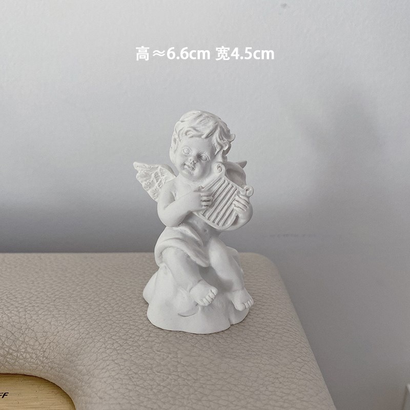 Set 4 tượng thần tình yêu bằng nhựa resin để bàn trang trí