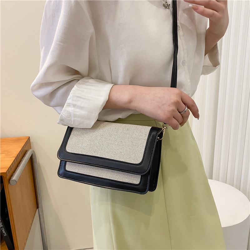 Túi Đeo Vai Hình Vuông Cỡ Nhỏ Thiết Kế Đơn Giản Thời Trang Hàn Quốc 2022 Cho Nữ