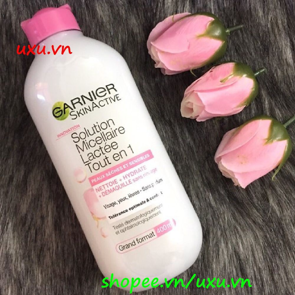 Sữa Tẩy Trang 400Ml Garnier Skinactive Solution Micellaire Lactée Tout En 1, Với uxu.vn Tất Cả Là Chính Hãng.