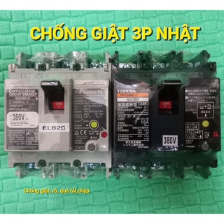 CHỐNG GIẬT 3 PHA NHẬT 15A 40A 380V ELCB