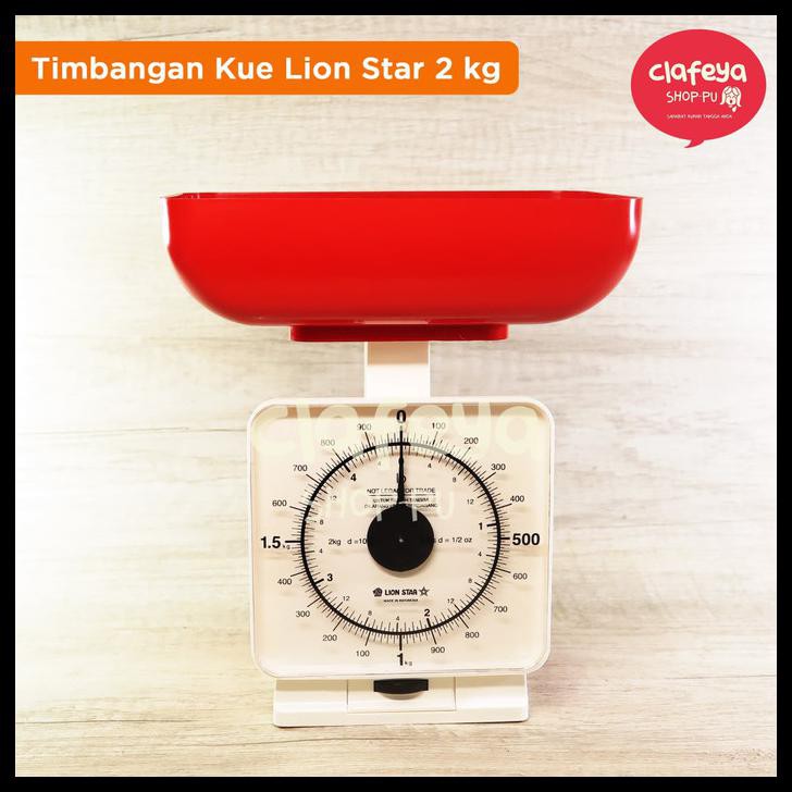 Cân Bánh 2kg:: Lion Star 2 Cân Kg - Red Dpd390