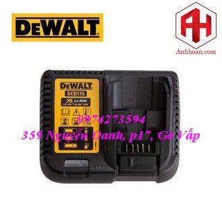 Bộ sạc pin đa năng DeWALT 10.8V-18V DCB115-KR