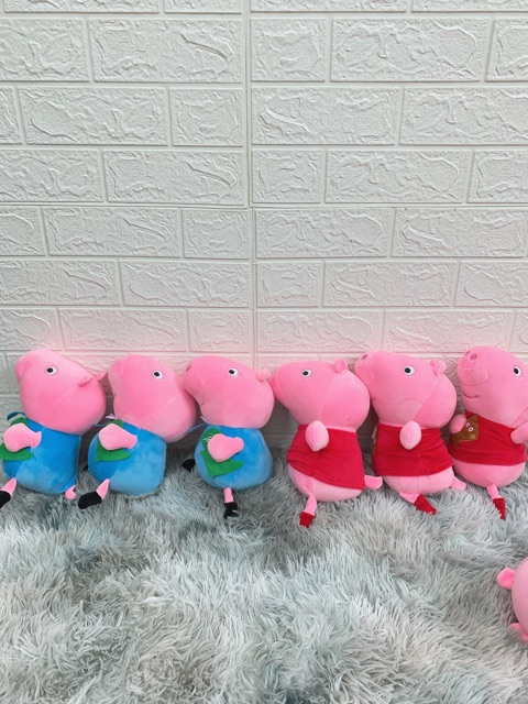 Gấu bông ,heo peppa đáng yêu nghộ nghĩnh 25cm