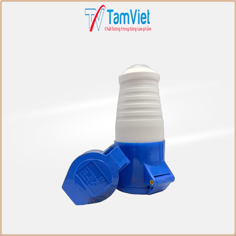 Ổ cắm điện công nghiệp 1 pha, ổ cắm công nghiệp di động 16A, 32A 3 chấu